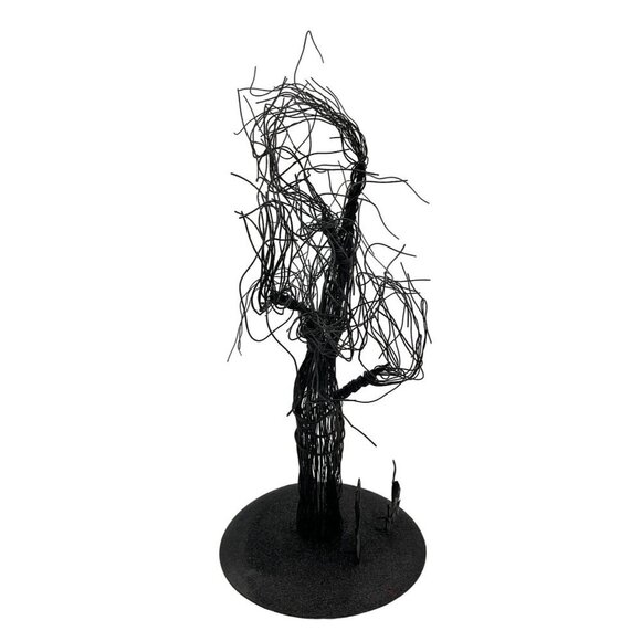 Halloween Bundle with Metal Wire Glitter Tree Diorama Pumpkin & Light Up Witch - Picture 5 of 12